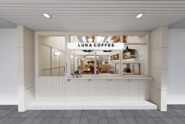 Design, manufacture and installation of stores: Luka Coffee Shop, Huai Khwang, Ratchada, Bangkok.